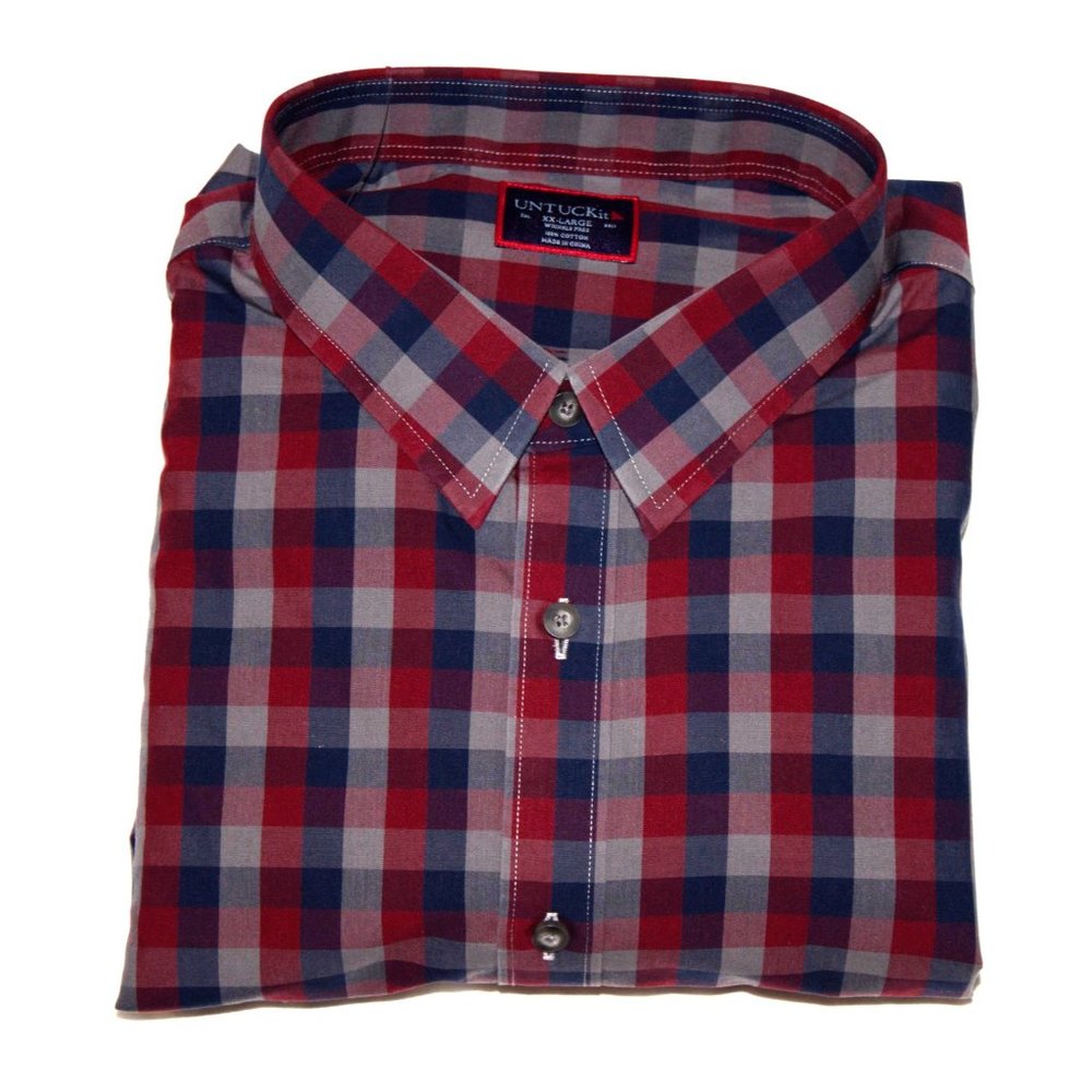 UNTUCKit Mens Long Sleeve Button Front Shirt Size - Picture 6 of 7